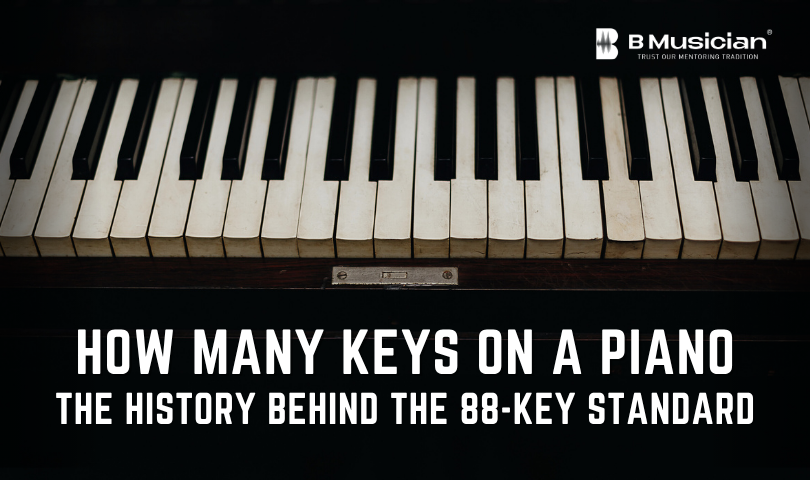 how many black and white keys on a piano