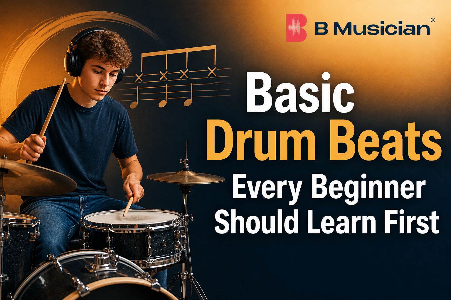 Basic Drum Beats Every Beginner Should Learn First