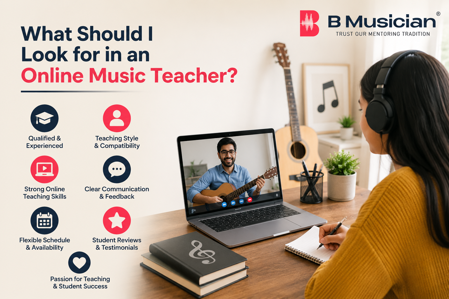 What Should I Look for in an Online Music Teacher